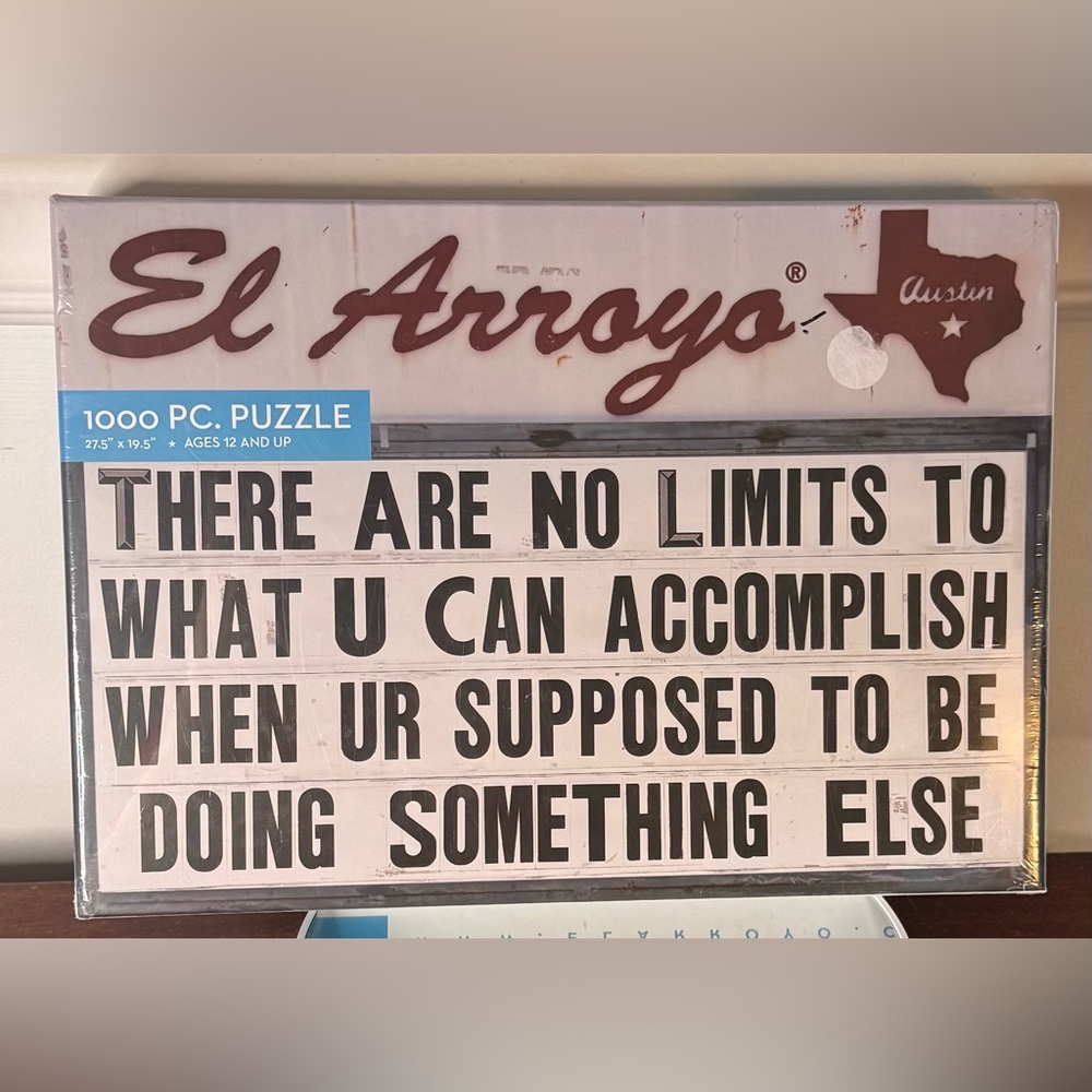 1000 Piece Puzzle, NEW UNOPENED, El Arroyo "No Limits" 1000-pieces
